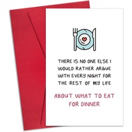 [Coisíní] Funny Valentines Day Card Gift for Boyfriend Girlfriend, Cute Anniversary Card for Women M