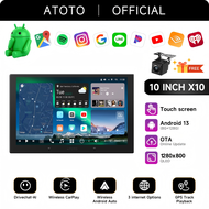 ATOTO 10 inch QLED Android Car Stereo 8G+128G Bluetooth Apple Carplay Screen Android Auto Navigation
