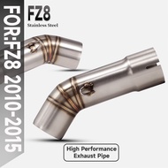 For FZ8 FZ8N FZ8S F Z8 S FZ8N YZF-FZ8 FZ800 Fazer 2010 - 2015 Motorcycle Exhaust Escape Middle Link 