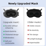 [countless1.sg] For DJI FPV Goggles V2 Face Mask Cover Drone Flight Glasses Sponge Foam Allergy-Resistant Drone Eyeglasses Pad Replacement Kit