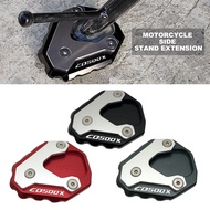 Side Stand Shoes Flat Foot CNC Modified Extension Kickstand Pad  For HONDA CB500X CB400X CB 500X CB400 X 2013-2023 2022 Motorcycle