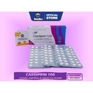CARDIPRIN 100MG 30's / 90's Aspirin 100 mg and glycine 45 mg RECKITT BENCKISER