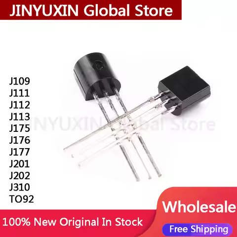 20Pcs J109 J111 J112 J113 J175 J176 J177 J201 J202 J310 TO92 IC Chip In Stock Wholesale