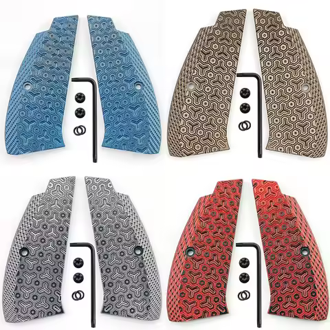 CNC Custom 5 Colors Sunburst Pattern CZ75 G10 Grip Handle Patches For CZ 75 Full Size,SP-01 Series,S