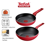 Tefal Daily Expert 2pc Set Wok Pan 28cm + Fry Pan 20cm C28919+C28902