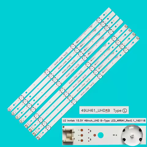 LED strip For 49UH610V 49UH603V 49UH601V 49UH620V 49UH6100 49LH5700 49LH5100 49UH61_UHD_A/B HC490DGN