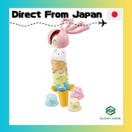 EPOCH Sumikkogurashi Ice Cream Tower Sumikkogurashi ST Mark Certified Ages 4 and Up Toy Game Players