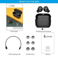 Edifier Auriculares inalámbricos X3 a U, auriculares Bluetooth 5.0, auriculares con cancelación de r