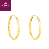 HABIB Xela Yellow Gold Earring, 916 Gold