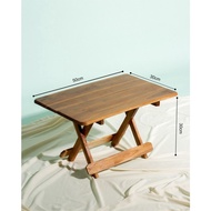 [HM13] meja belajar lipat kayu jati -
