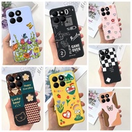 Honor X8b Case Shockproof Soft Silicone Bumper LLY-LX2 Cover Honor X8b Casing Cute Fashion Funny Flo
