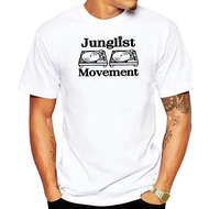 Top Tees Men t shirt Junglist Movet Drum and Bass Clubbing Turntables Decks Music Dnb Bottoming Tee 