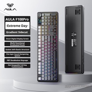 AULA | AULA F108 PRO/F108 Mechanical Keyboard Custom 100% Layout RGB Backlight Wireless Bluetooth Hi
