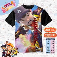Boboiboy ACTION 3D Cartoon Children's T-Shirt BOBOIBOY Children's T-Shirt - LITTLE BUNNY