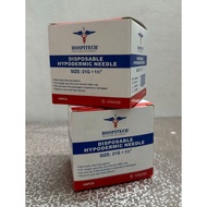 HOSPITECH NEEDLE SIZE 21G X 1 1/2", 23G X 1 1/2", 27G X 1 1/2" (100'S)