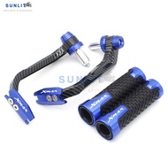 For YAMAHA XMAX250 XMAX300 XMAX125 xmax 7/8" 22mm Universal Motorcycle Hand Grips & Brake Lever Hand