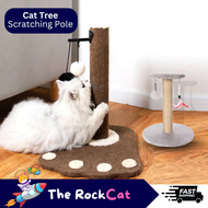 【 ROCKCAT 】Cat Scratching Pole Cat Scratching Pads &amp; Posts Tree Cat Tree Condo House Cat Toy Kucing Scratcher 猫跳台 猫爬架