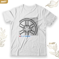 Enkei RPF1 racing wheel rim TSHIRT DISTRO CLOTHES