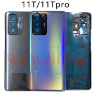 Original For Xiaomi 11T Pro Back battery glass Cover For xiaomi 11t pro 5G back cover Replacement Re