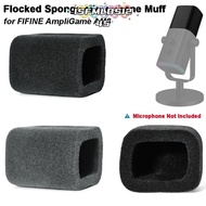 ISFMLDS1245 1pcs Mic Windscreen Cover, Windproof Replacement Microphone Muff, Flocked Sponge Foam No