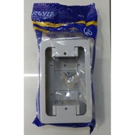 Royu Electrical Wall Mounted PVC Amco Box (Surface Type Utility Box)