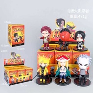 Trendy Q Version Naruto Figures Naruto Kakashi Gaara Blind Box Capsule Anime Model Figurine Authent