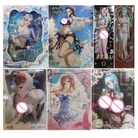 Anime One Piece Yamato Nami Nefertari D Vivi Nico Robin Boa Hancock Uta Collectible Card Christmas B