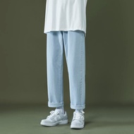 Quần Jeans Nam Ống Thẳng Retro Vintage American Phong Cách Thu Đông 2024 Quần Jeans Nam Thường Ngày