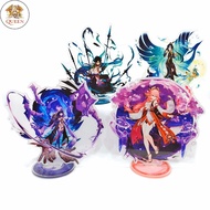QC Anime Figure 15cm Genshin Impact Ayato Yae Miko Zhongli Hutao Kazuha Wanderer Shenhe Furina Eula 