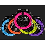 Ernie Ball Flex Instrument Cable Straight to Straight 10ft
