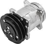 A/C Compressor Fits for Sanden SD5H14 12 V 1PK Replace# 1110148 1401101 1401104 19192350 3948704 75R