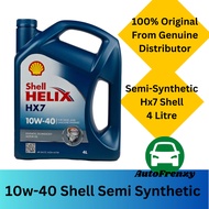10w 40 Engine Oil Minyak Hitam Kereta 10w40 Engine Oil Semi Synthetic Engine Oil Minyak Hitam Shell Helix Hx7 10w40 Semi