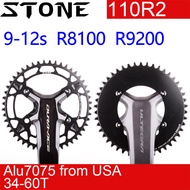 Stone Round Chainring 110 BCD for Shimano 105 R7100 UT R8100 DA R9200 110 bcd 34 40 42T 44 46T 48 50T 54 56 58T 60 Road Bike 12s