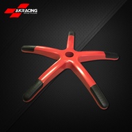 AKRACING-PART-ALU FIVE STAR BASE PRO [RED] ACCESSORIES ฐาน5แฉก