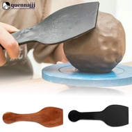 QUENNA Large Jujube wood/Plastic Pottery Mud Beater Ceramic Slab Builder Tool for Hand Building Slab