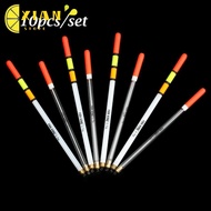 XIANS 10Pcs/Set  Waggler Fishing Floats 2.0/3.0G Hot Tube Peche Tackle Accessories