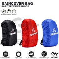 rain cover bag aimpro 60l raincover carrier ransel tas gunung keril - 60 liter random