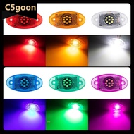C5GOON 12-24V 9 LED Truck Side Warning Light Muticolor Waterproof Car Width Lamp Trailer Bus Van Sig