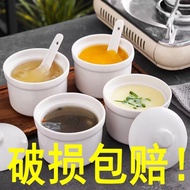 【Clearance】Ceramic Slow Cooker with Lid Household Steamed Egg Bowl Dedicated Commercial Shaxian Hotel Slow Cooker Stewin