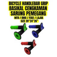 BICYCLE HANDLEBAR GRIPS SILICONE RUBBER SARUNG TANGAN CENGKAMAN PEMEGANG BASIKAL GETAH SILIKON BMX M