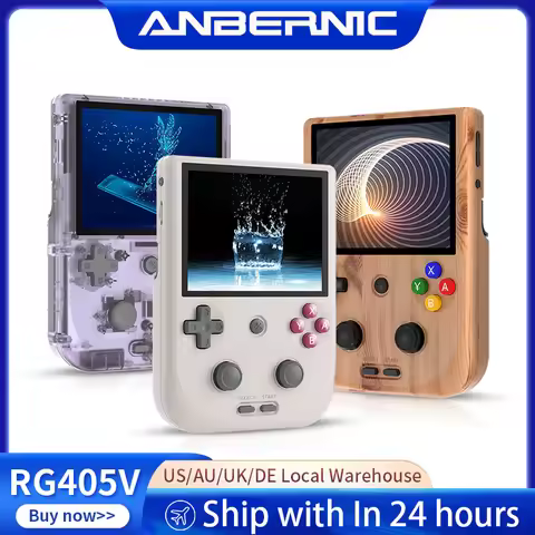 ANBERNIC RG405V Video Handheld Game Console 4" IPS HD Touch Screen Android 12 System T618 64-bit Wif