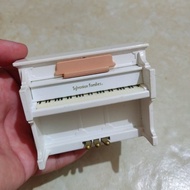 miniature sylvanian families white piano epoch