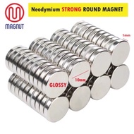 1 pieces (10mm x 1mm ) Magnet Bulat Neodymium / Neodymium Round Magnet