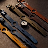 Handmade Leather watch Strap For issey miyake twelve 28 mm Designed Especially This Model.