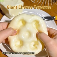 BUCKS Cheese Squeezed Cube, 6/7cm Super Soft Cheese Pinch, Kneading Toys TPR Anxiety Relief Realisti