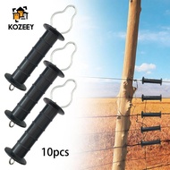 KOZEEY Electric Fence Gate Handle Spring Gate Handle Spare Parts, Portable, Replace, Practical Farm 