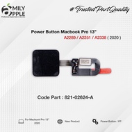 Power Button Mac Pro 13inch A2289 A2338 A2251 2020
