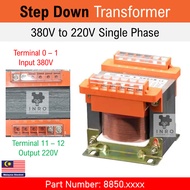 Single Phase Step Down Transformer, 380V AC -> 220V AC