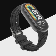 Silicone Strap For Mi Band 8 Bracelet Rubber Watchband Replacement Smartwatch Wrist Bracelet Correas