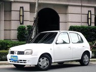 一手車 原鈑件 原廠保養 里程只跑5萬 內裝如新 2007年 日產 March 白